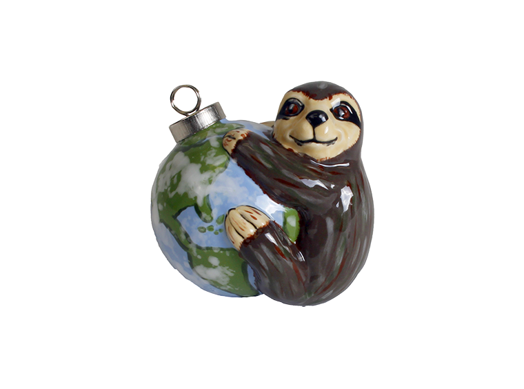 Sloth Ball Ornament