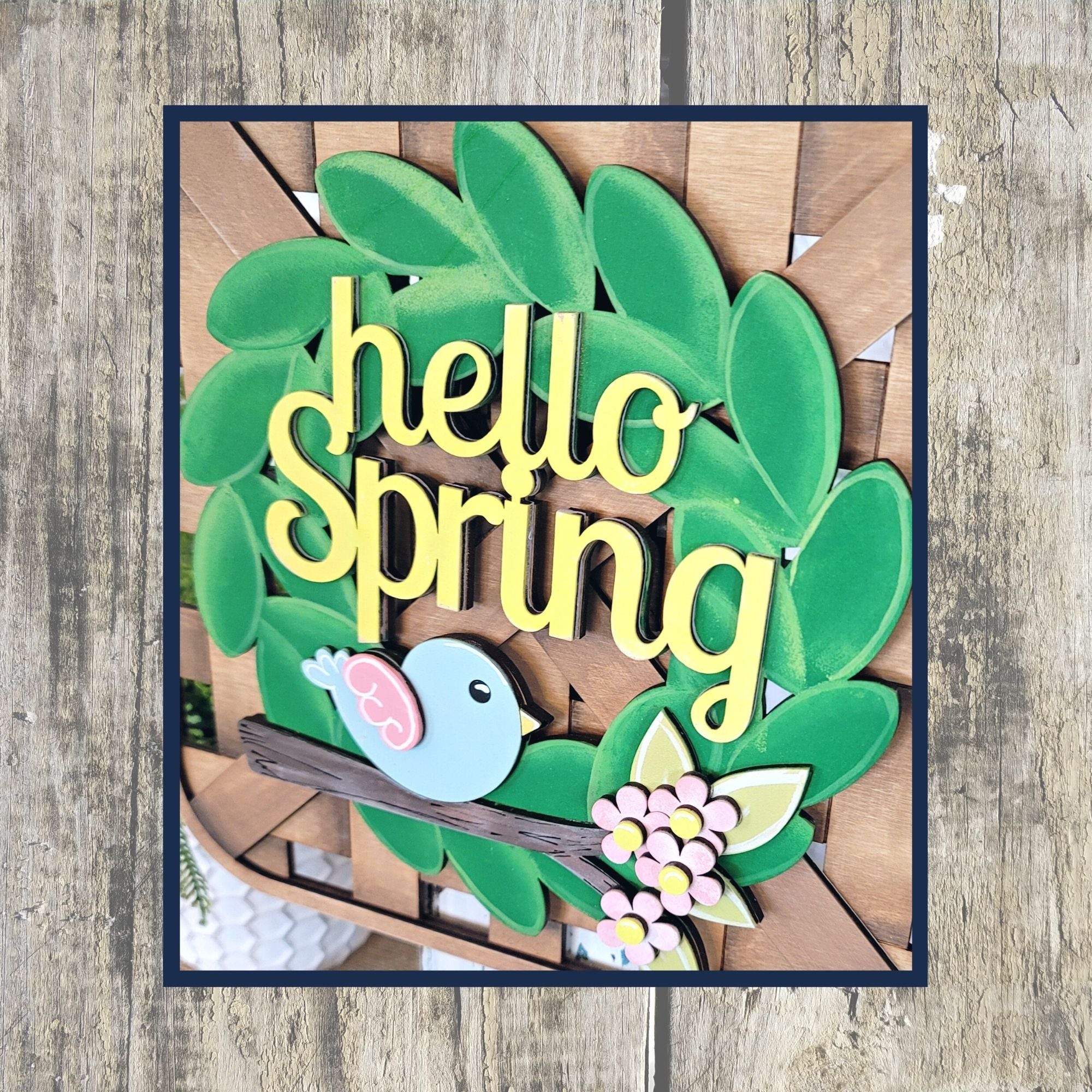 Hello Spring - Interchangeable Wreath