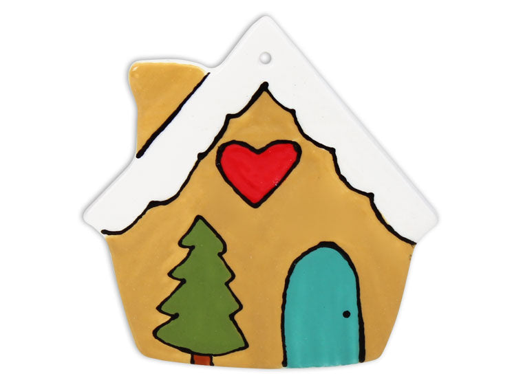 Gingerbread House Party Ornament