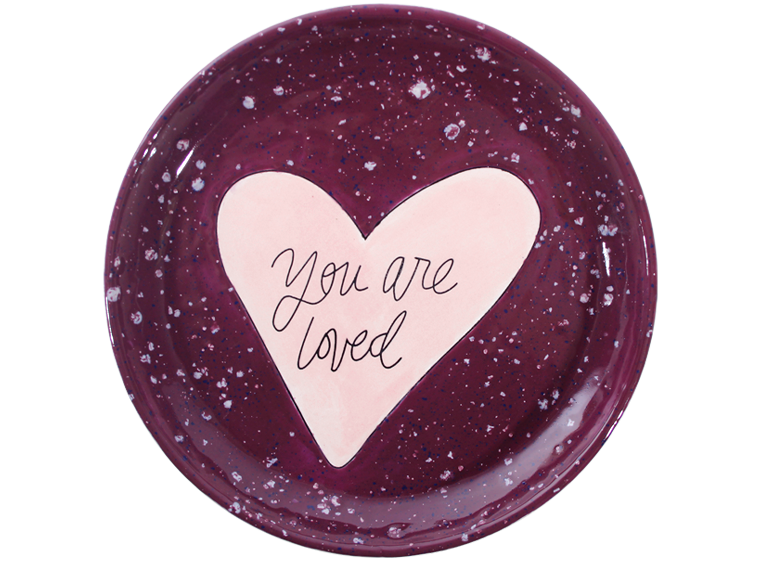 You are Loved Plate