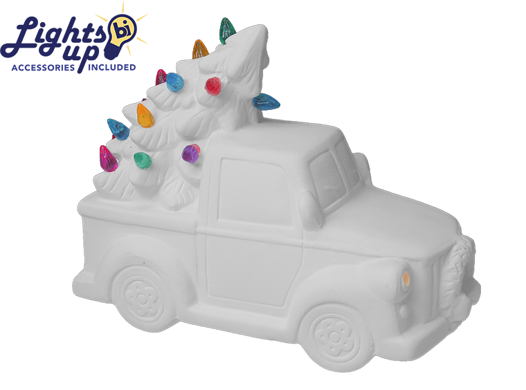 PRE-ORDER Lighted Christmas Tree Truck