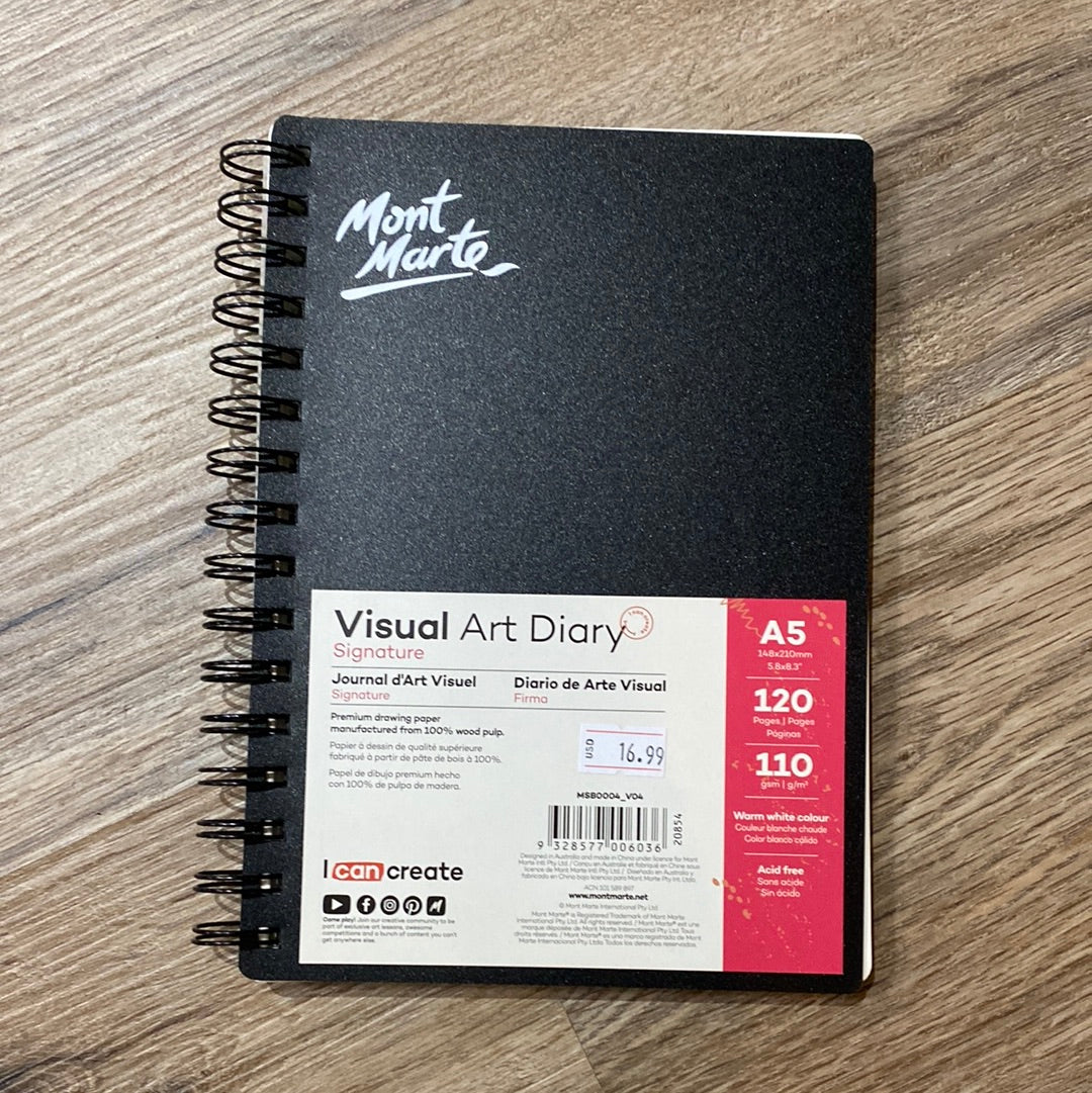 MM Visual Art Diary A5 120page