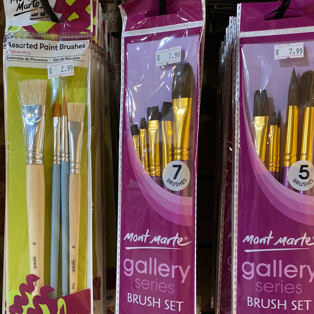 MM Gallery Series Brush Set Watercolour 7pc